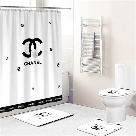 cheap chanel shower curtains|chanel shower curtain amazon.